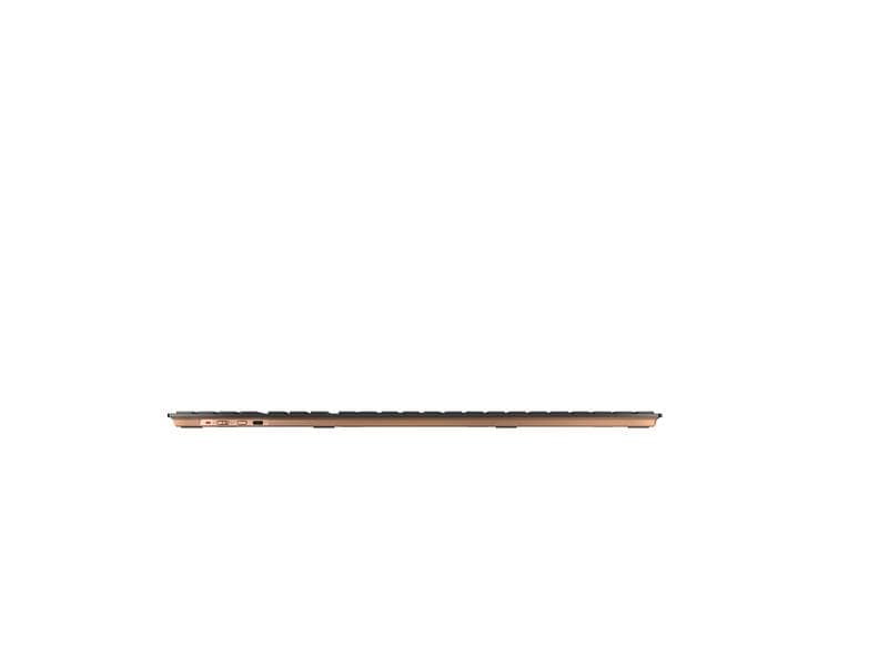 Cherry Tastatur-Maus-Set DW 9100 Slim Schwarz / Bronze Hochwertiges und kabelloses Desktop-Set mit elegantem Deisgn