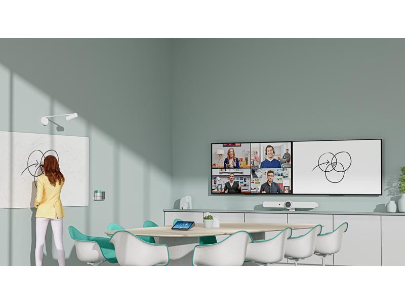Logitech Scribe Whiteboard Kamera 1080P Whiteboard-Kamera für Videokonferenzräume