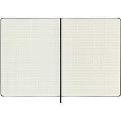 MOLESKINE Carnet rigide, XL, quadrillé, noir