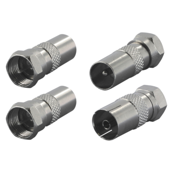 Q-Link coax adapter 1MA/FCON 1FEM/FCON binnendraad
