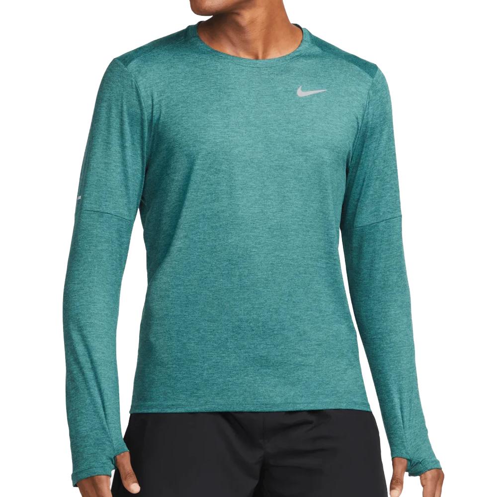 Nike T-shirt Manches Longues Vert Homme Nike Elmnt Crew