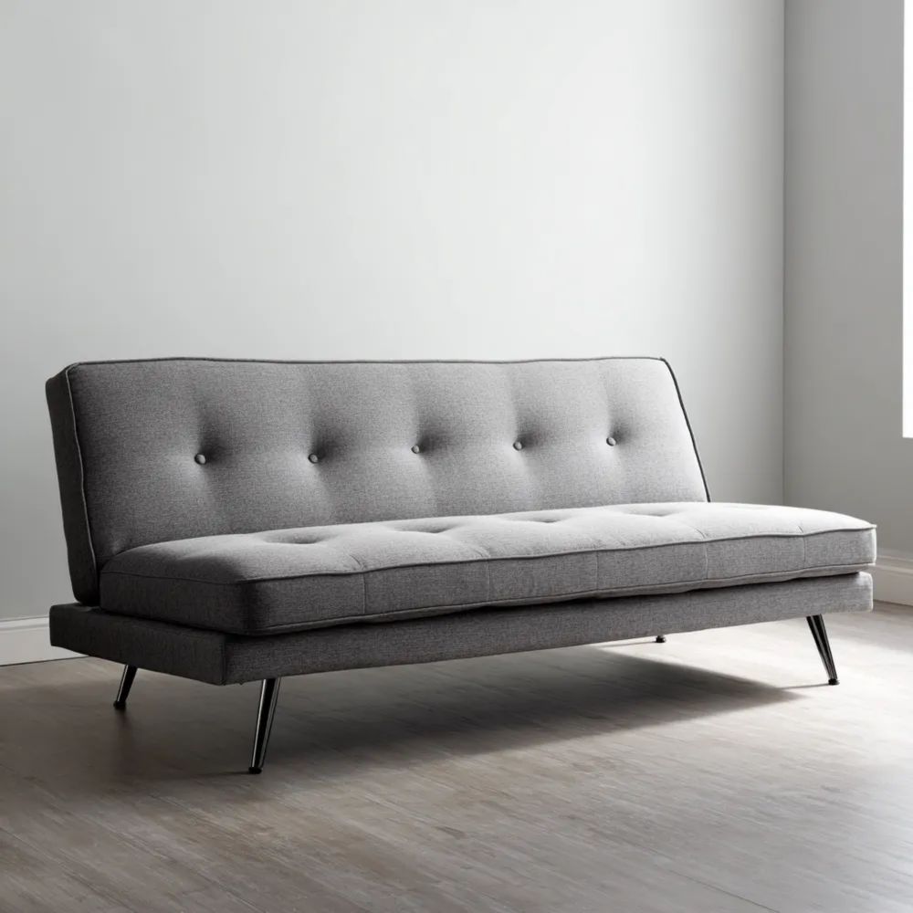 2-Sitzer-Sofa Stoff 180x85x75 cm - Grau - Modernes Design