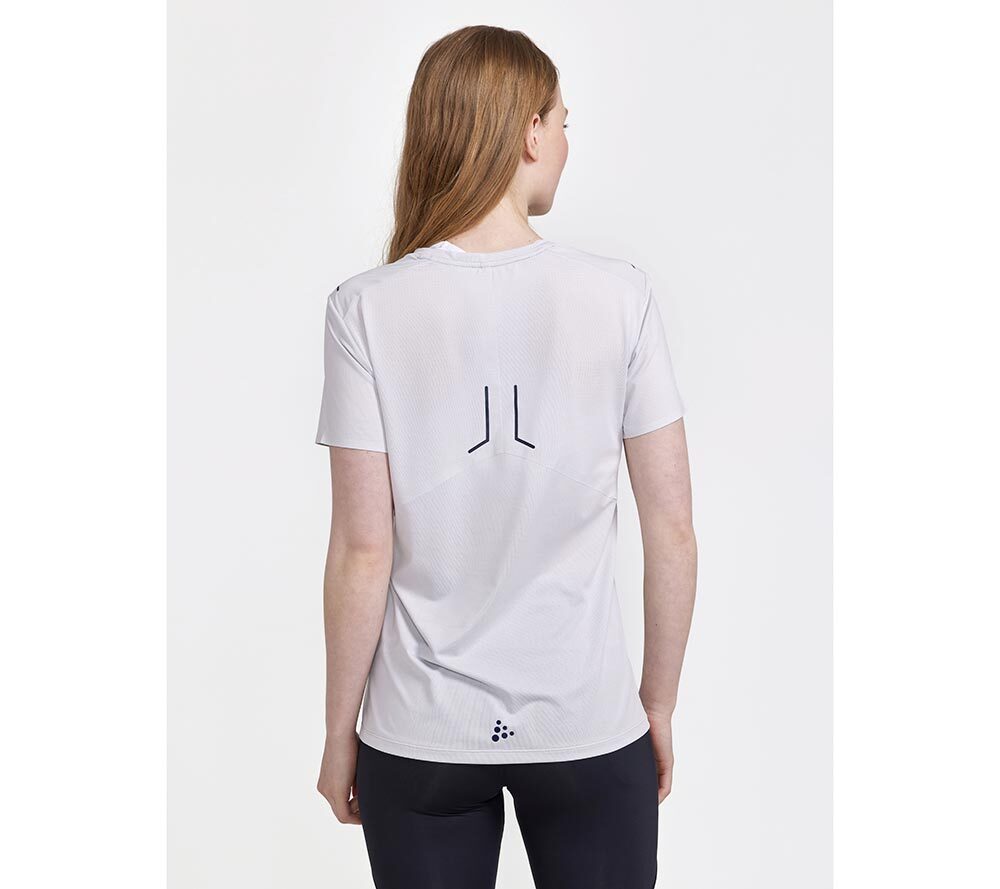 Craft PRO Hypervent Hardloopshirt Korte Mouwen Grijs Dames