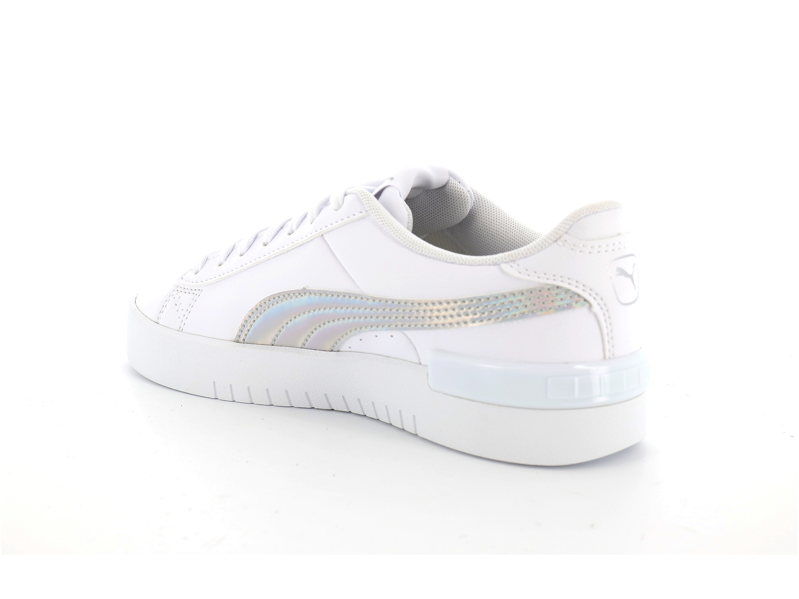 Puma-382661 Synthétique Blanc Argent