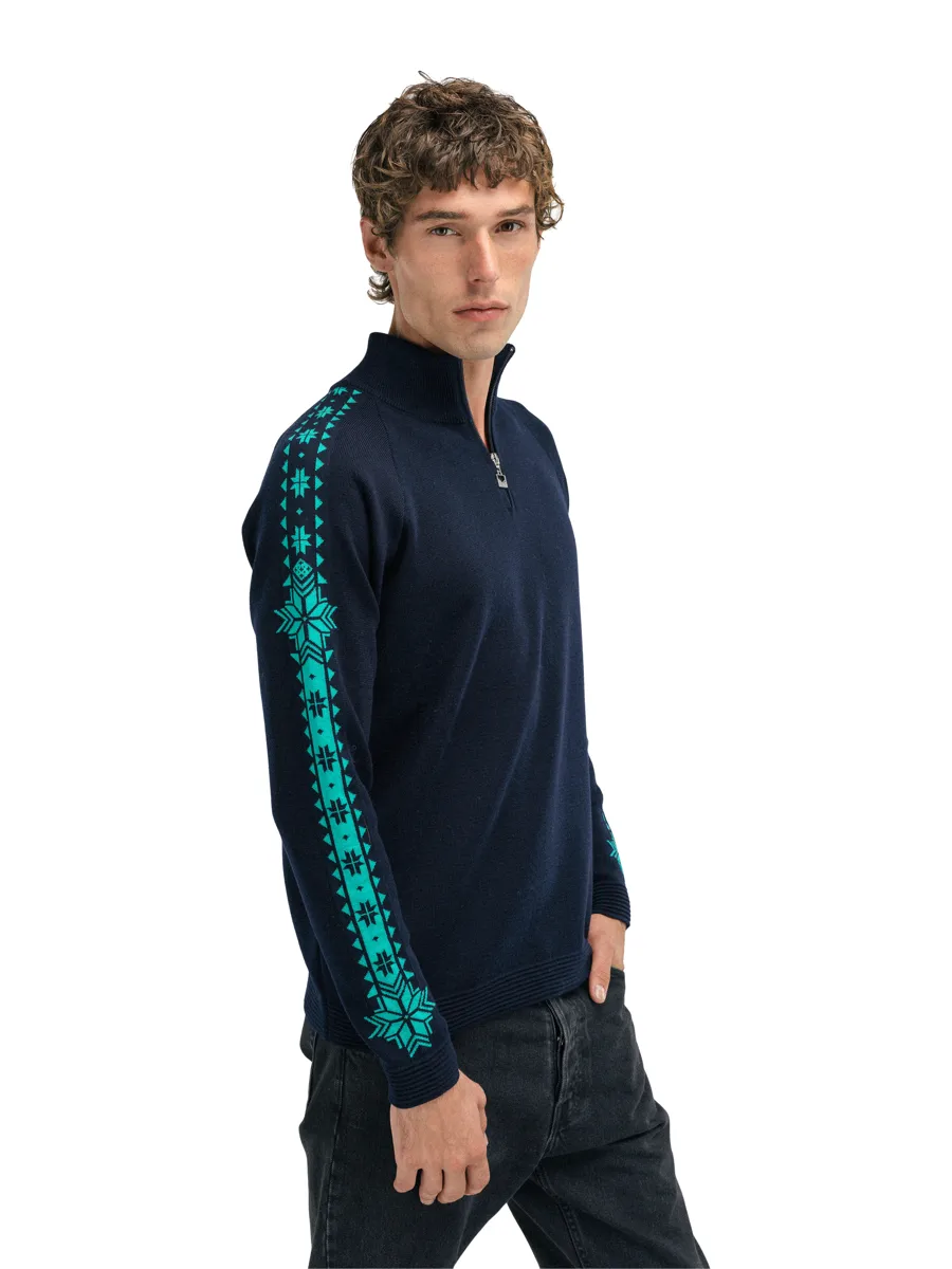 Dale of Norway Geilo Masc Sweater Marine Peacock