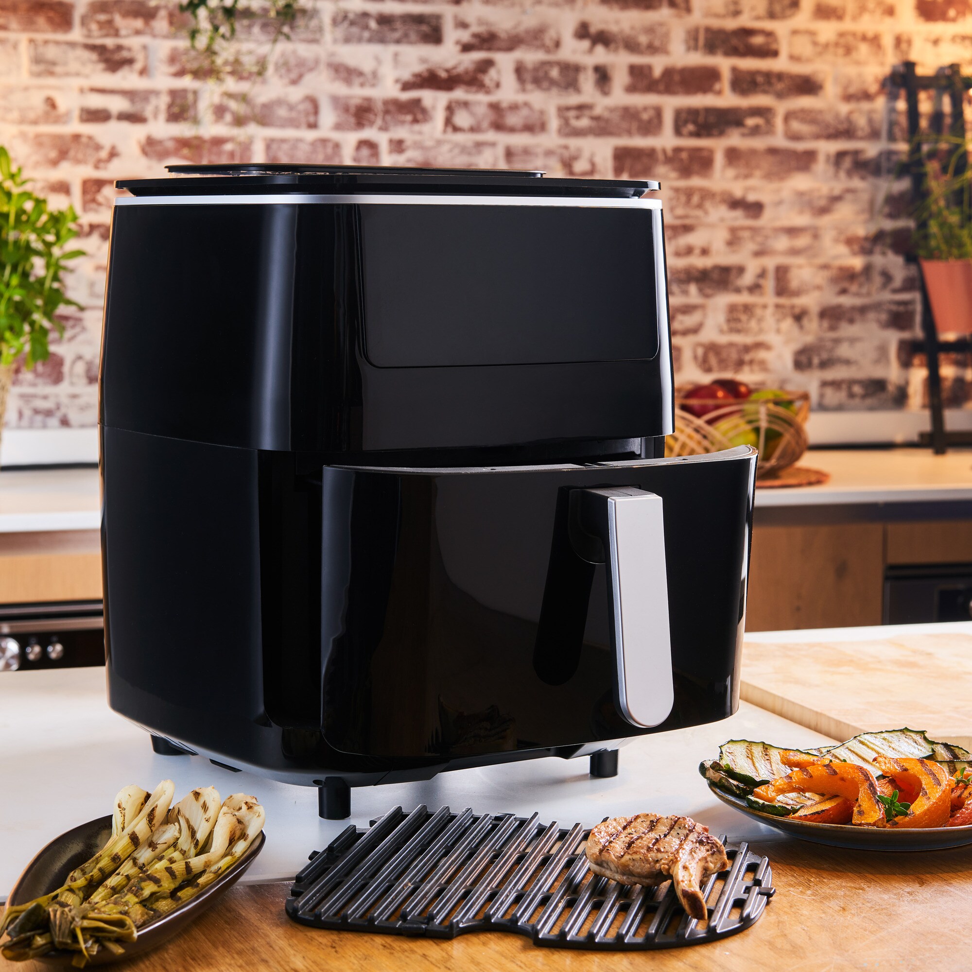 Tefal Heißluftfritteuse Heißluftfritteuse 3-in-1 Easy Fry Grill & Steam
