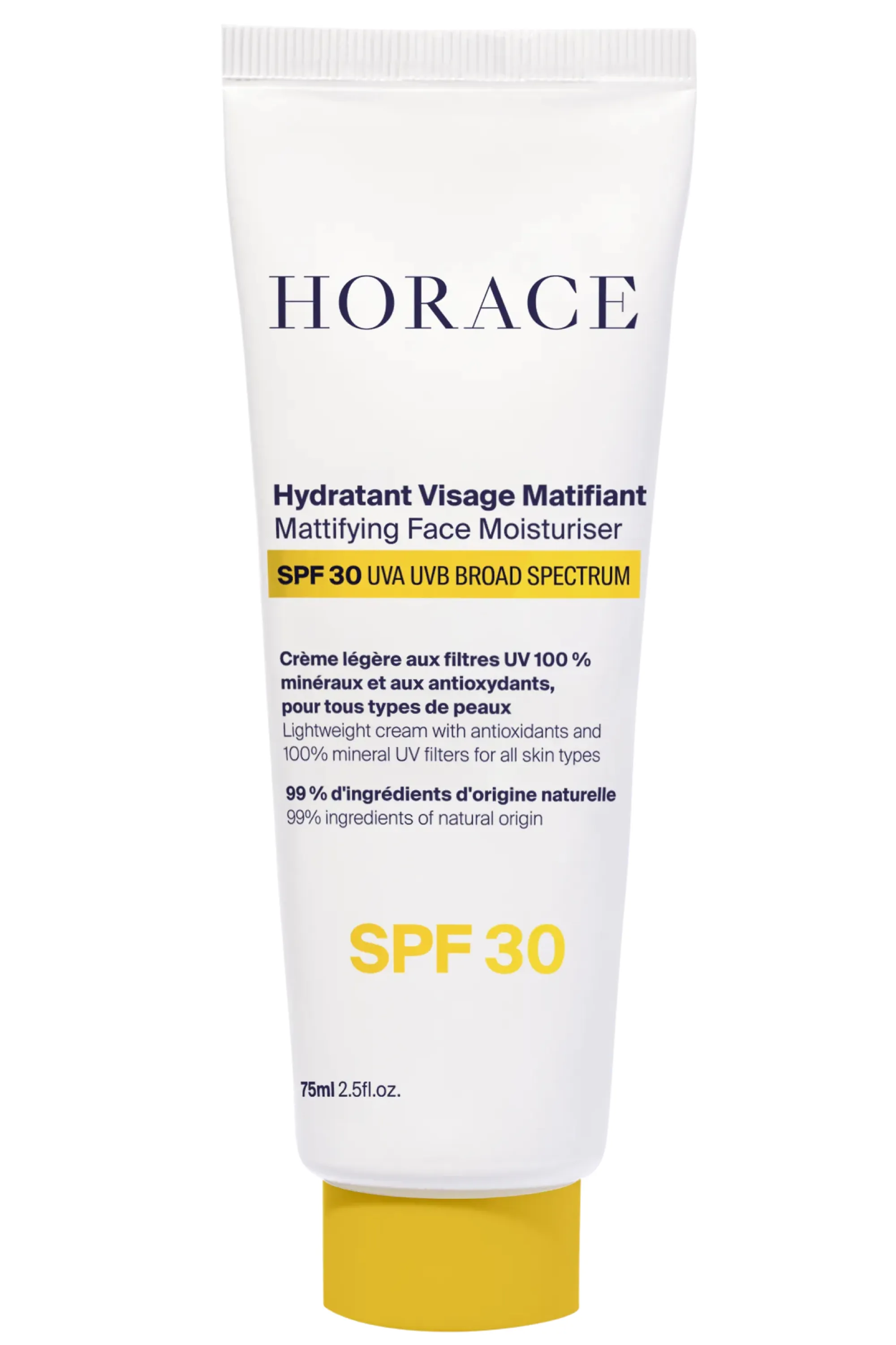 Horace Hydratant visage matifiant SPF30-75 ml