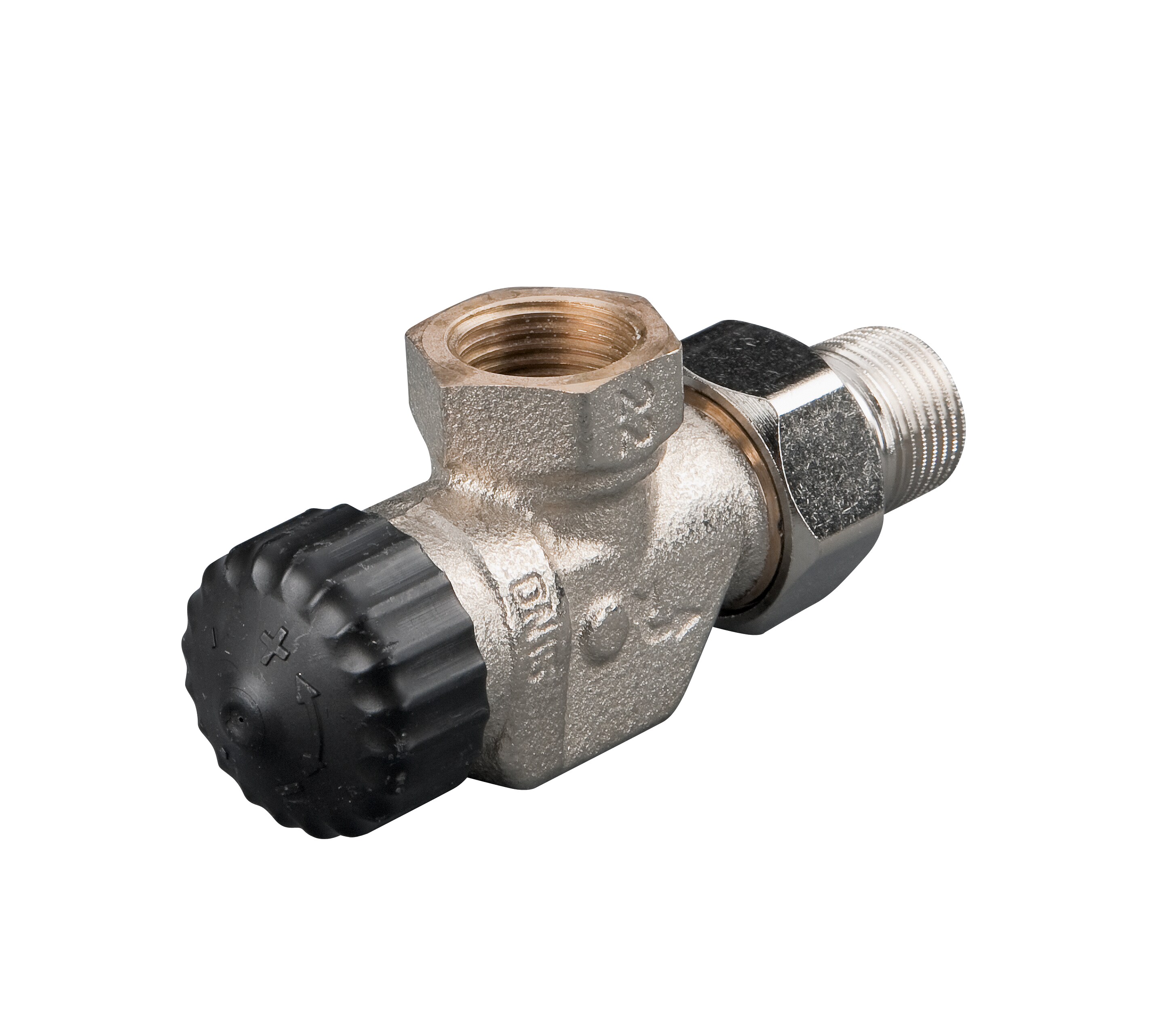 HEIMEIER Thermostat-Ventil 1/2 Z Axial, vernickelt