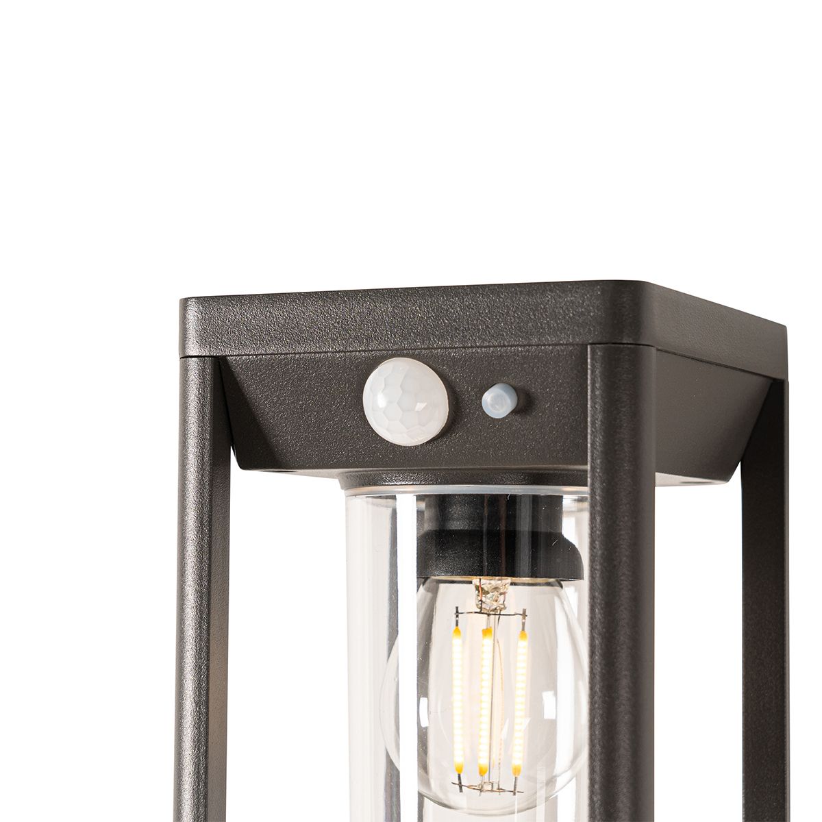 Buiten wandlamp donkergrijs incl. LED en dimlicht op solar - Sonne