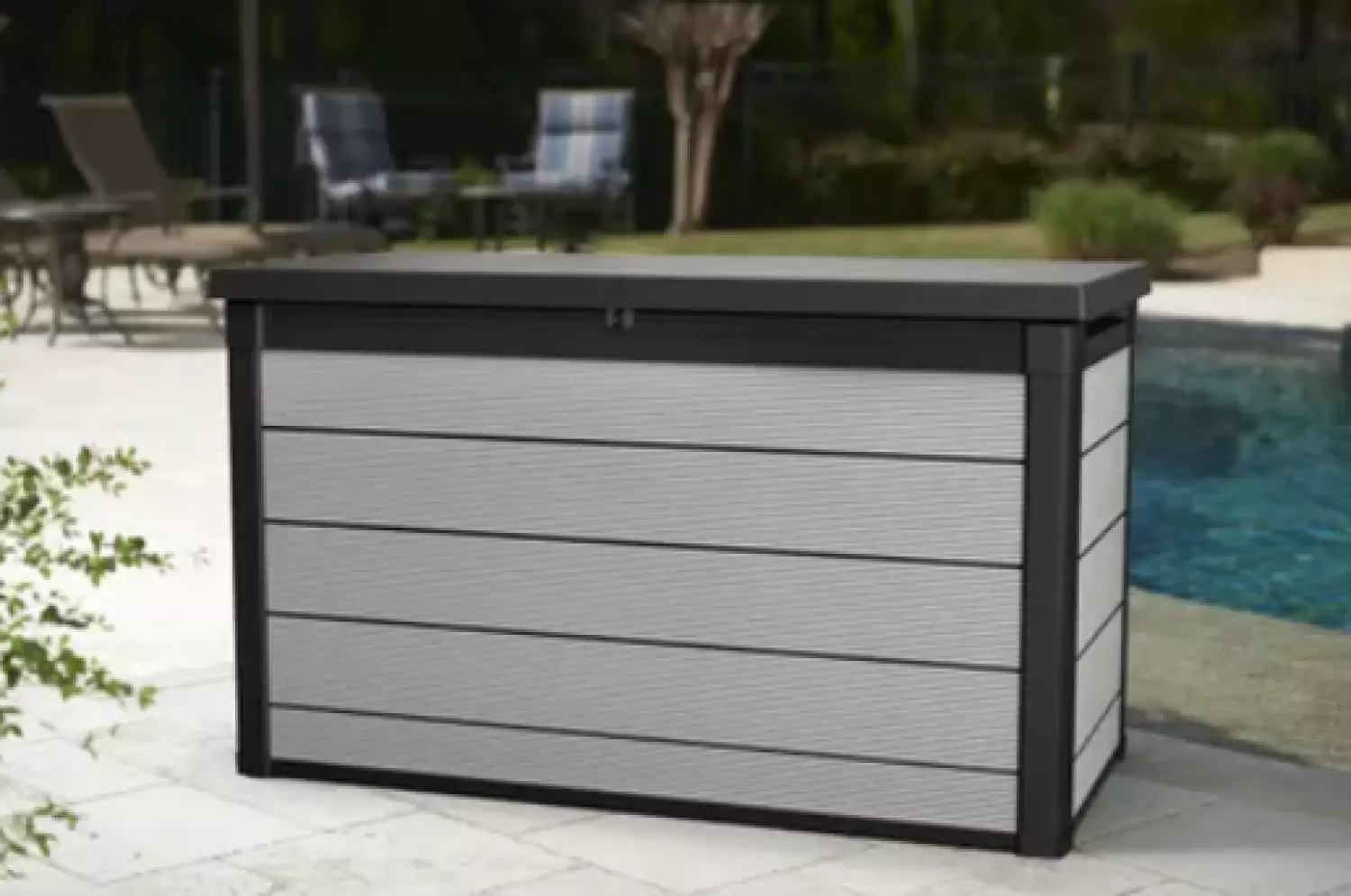 Keter 255999 Premier Opbergbox - Grijs - 757L - 151,7x72,5x90 cm