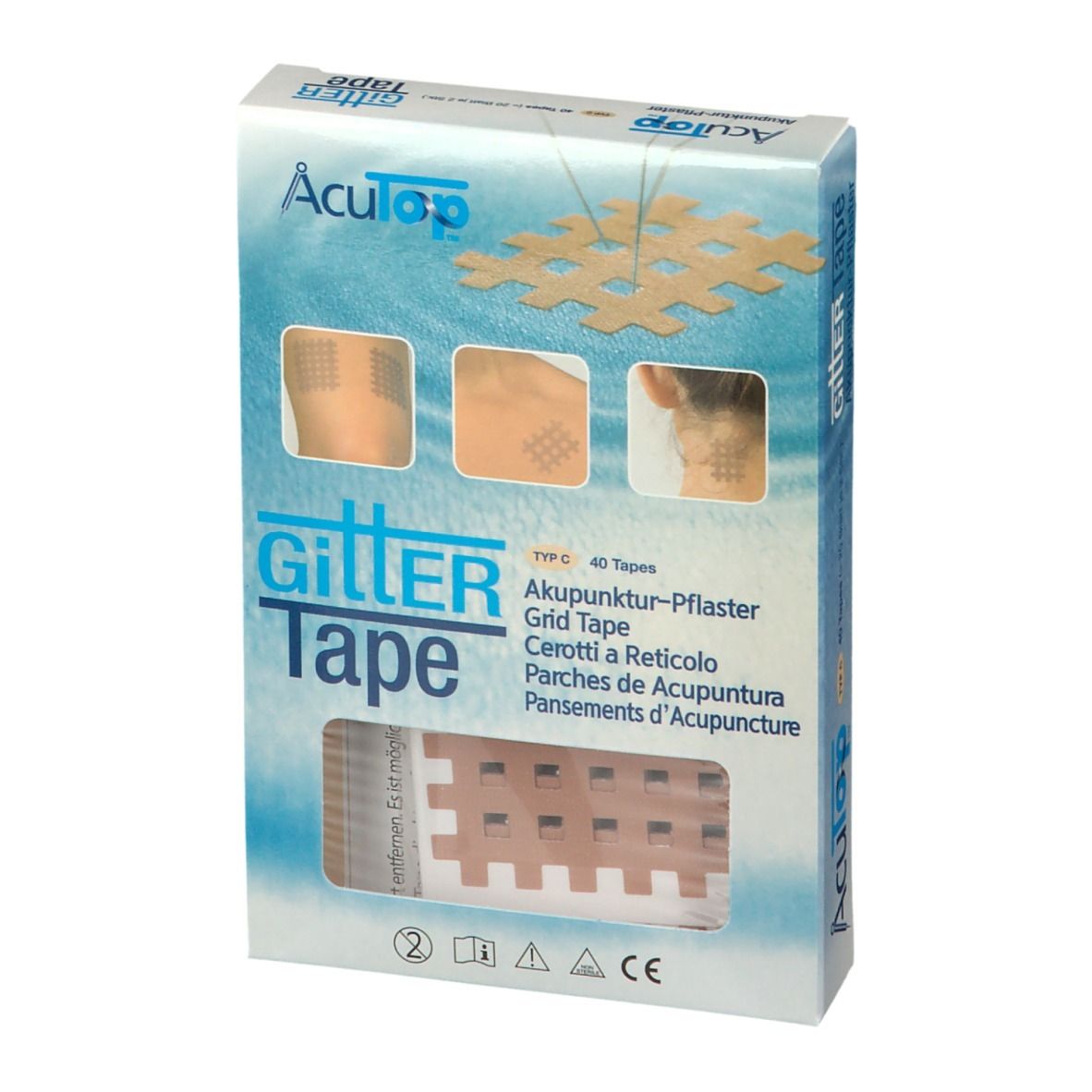 GITTER Tape Akupunktur-Pflaster 4,5 cm x 6 cm