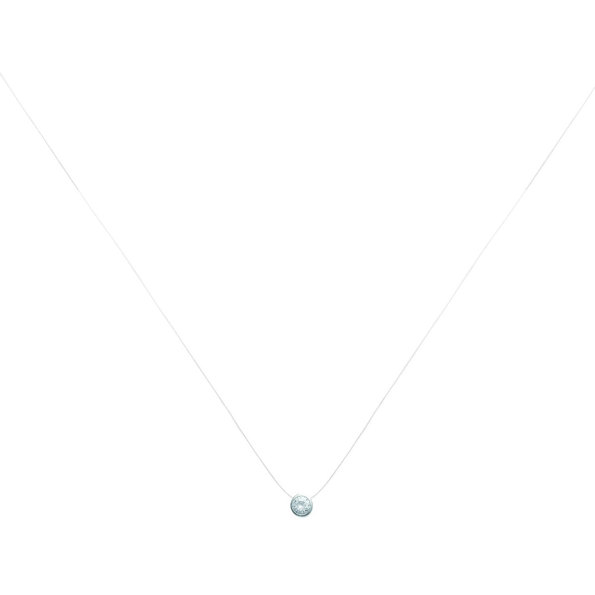 Collier Brillaxis fil de nylon et oxyde