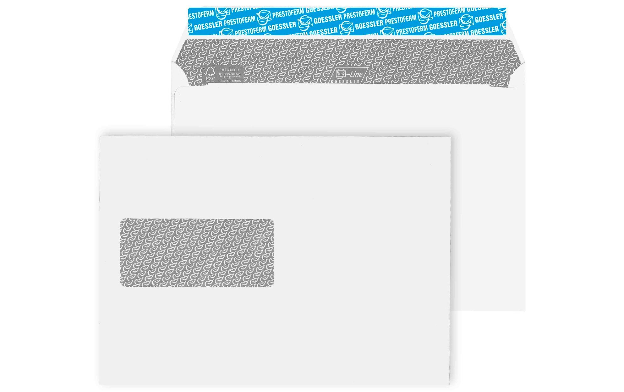Couvert mit Fenster G-Line Revivo C5, Links, 500 StückCouvert aus Recyclingpapier
