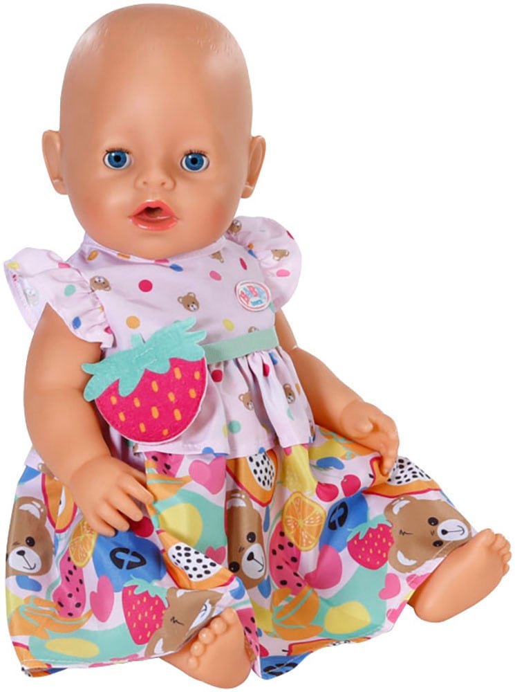 Baby Born Puppenkleidung »Kleid Früchte, 43 cm« mit Kleiderbügel