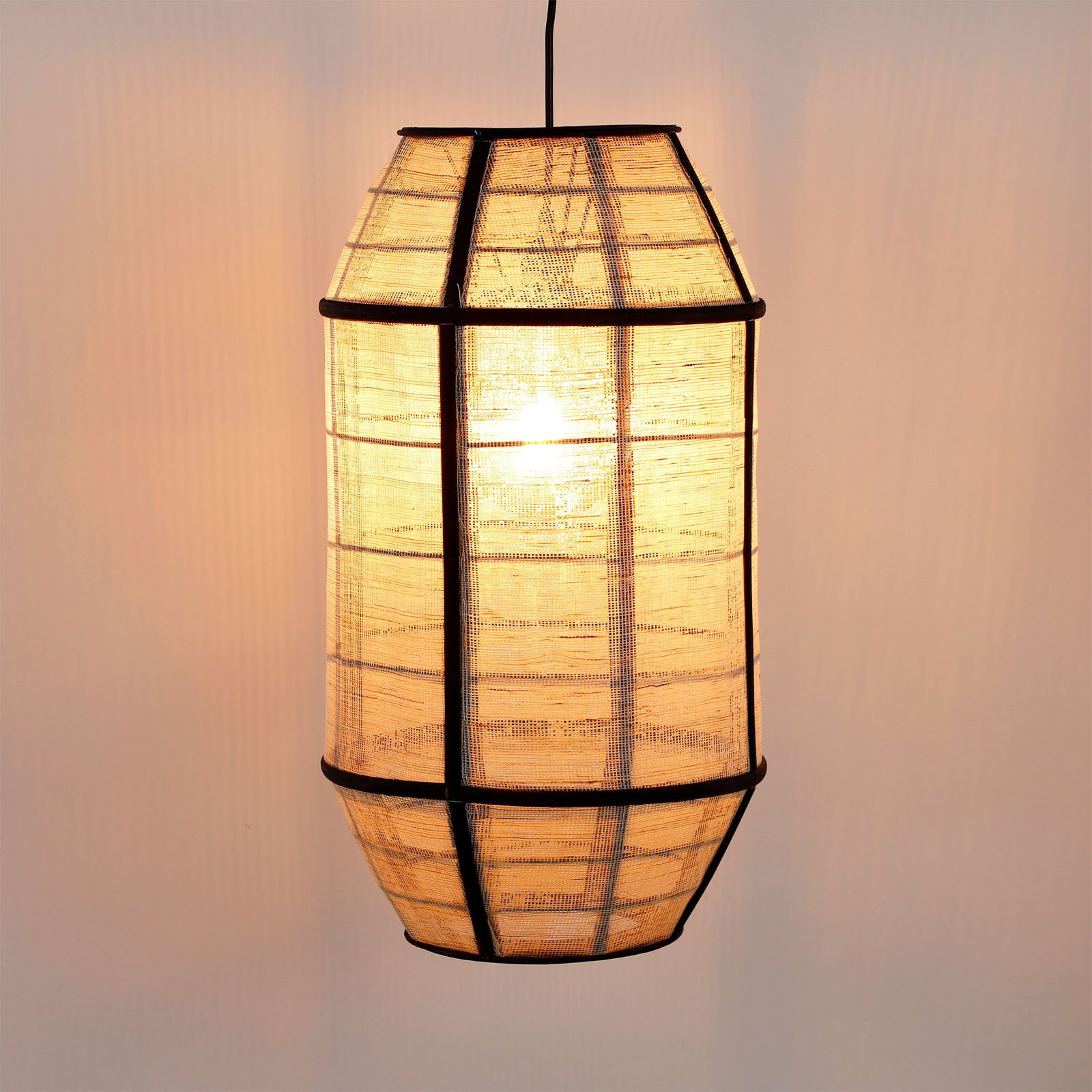 MICA DECORATIONS Pendelleuchte PELLA offwhite