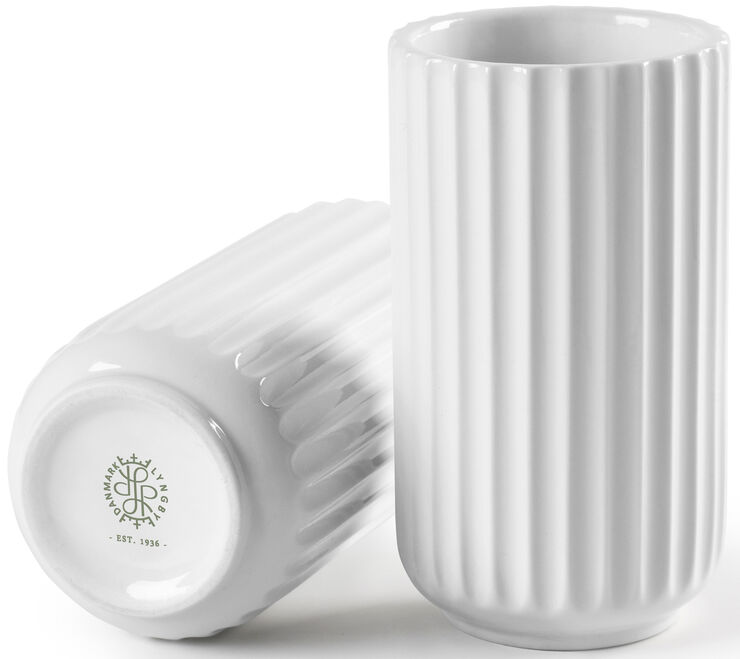 Lyngby Porcelæn Lyngbyvasen hvid Hvid