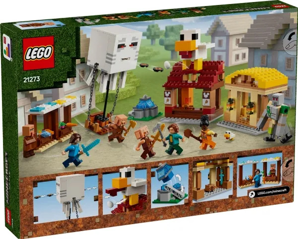 LEGO Minecraft 21273 Ghast-ballonens angreb på landsbyen