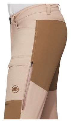 Pantalon de Randonnée Mammut Zinal Hybrid Beige - Short