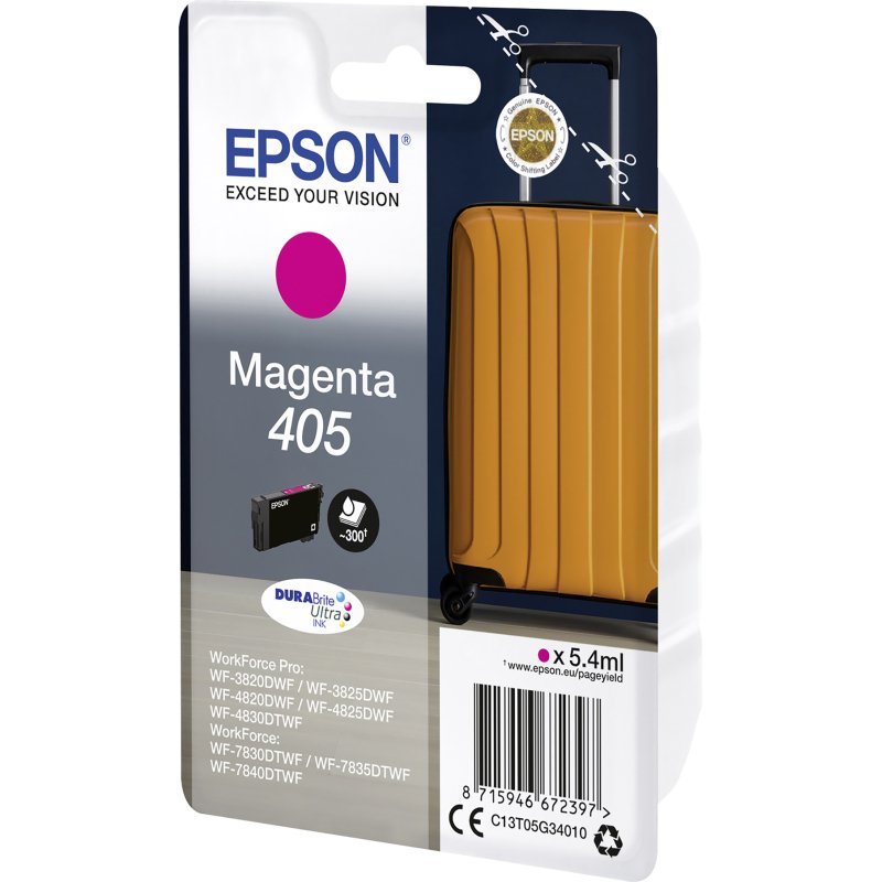 Epson 405 cartouche  couleurs séparées pour imprimante jet d'encre
