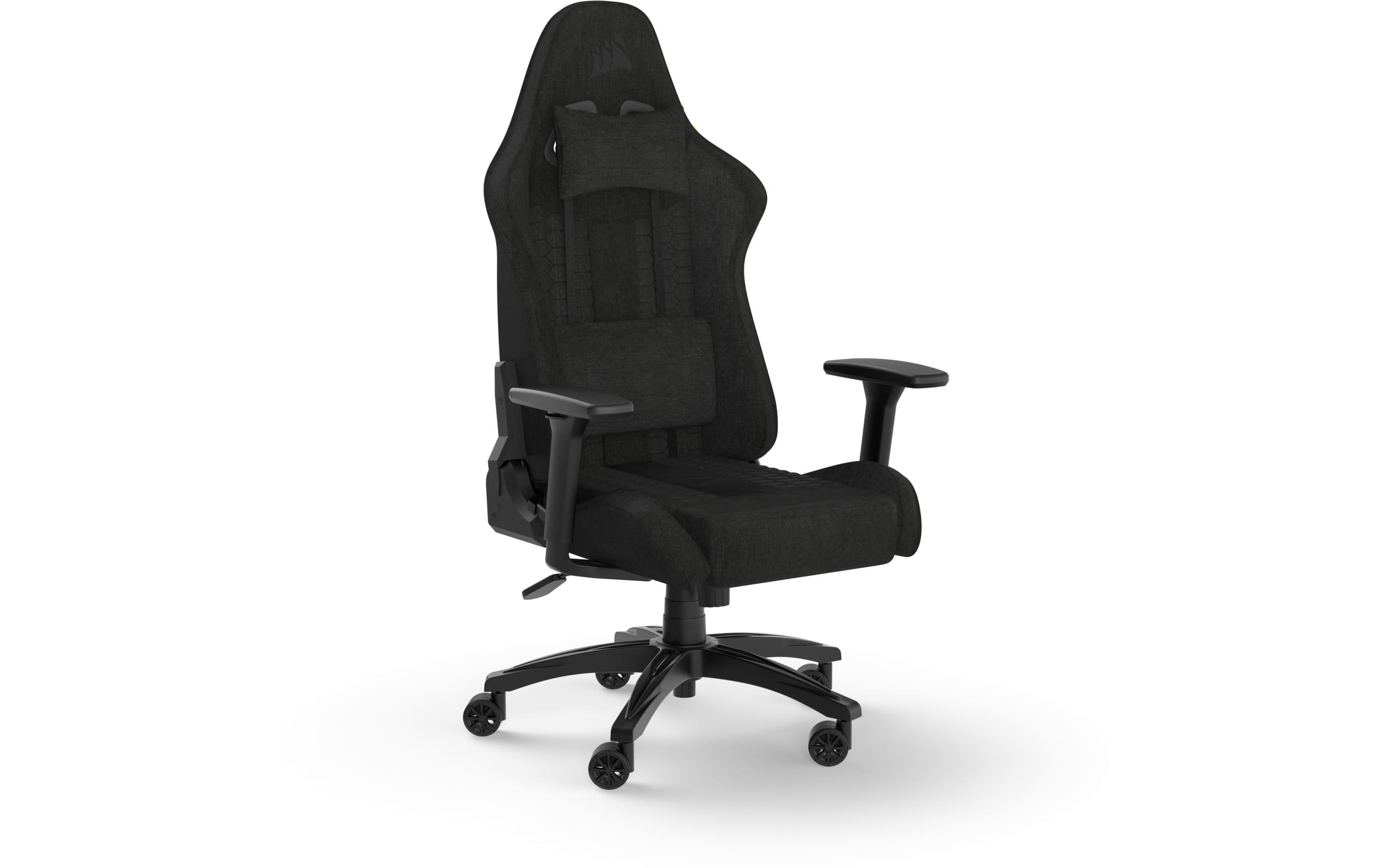 Gaming-Stuhl TC100 Relaxed Stoff Schwarz<br>Gaming-Computerstuhl mit 120 kg Belastbarkeit