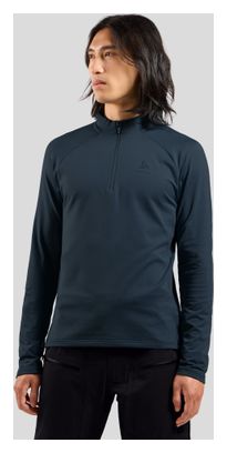 Pull Homme Odlo Essentials Light 1/2 Zip Bleu Foncé