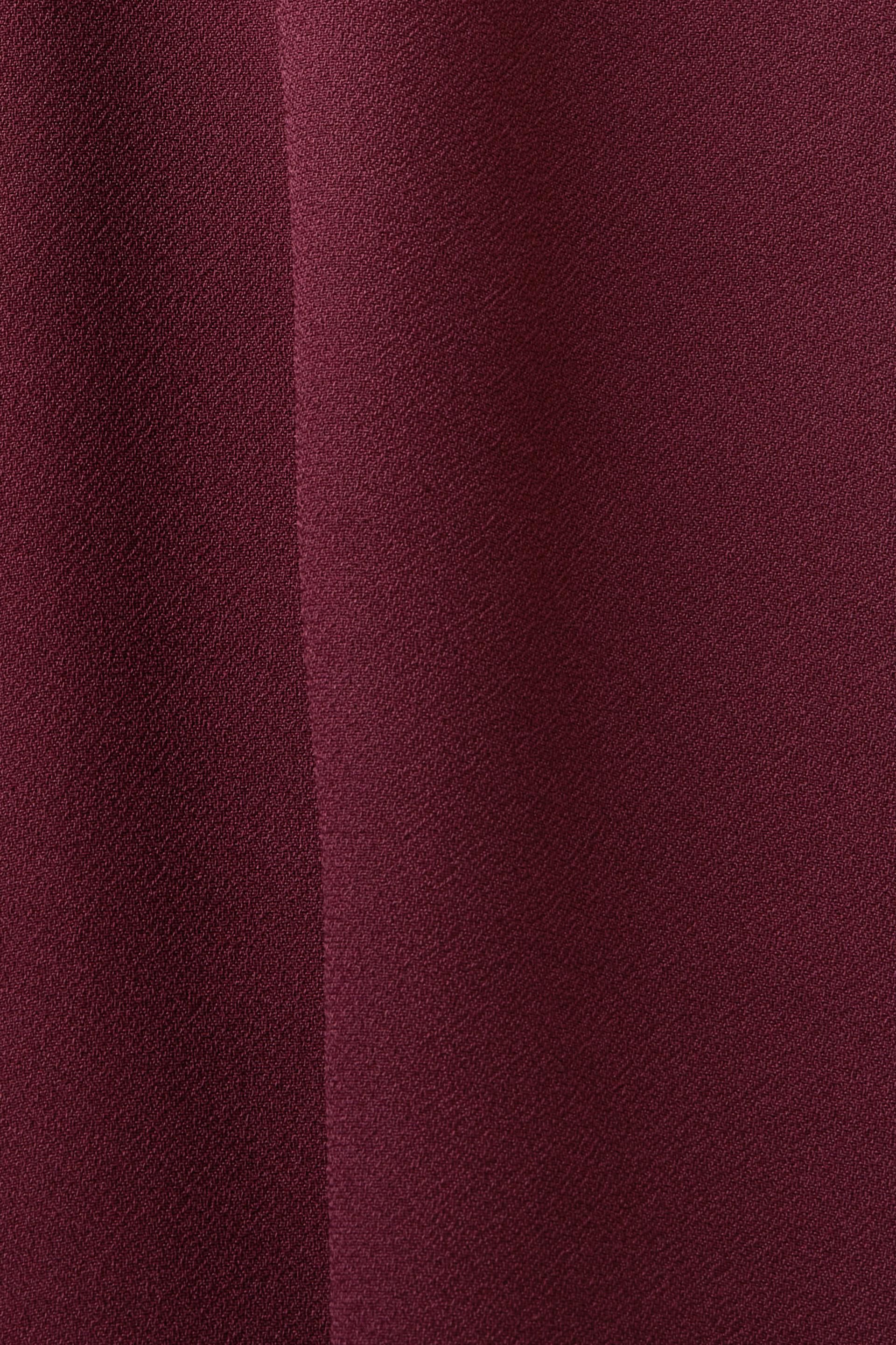 Blouse stretch à bords bruts