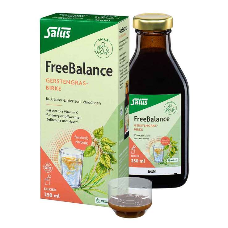 Freebalance Gerstengras-Birke Elixier Bio, 250 ml