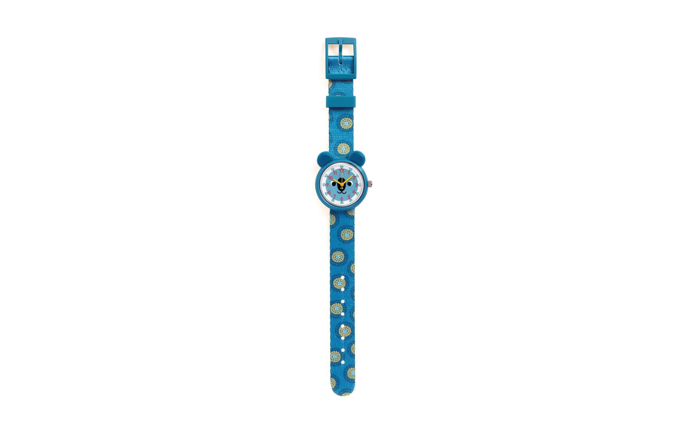 Armbanduhr Koala Blau/GelbElegante Quarzuhr für Kinder