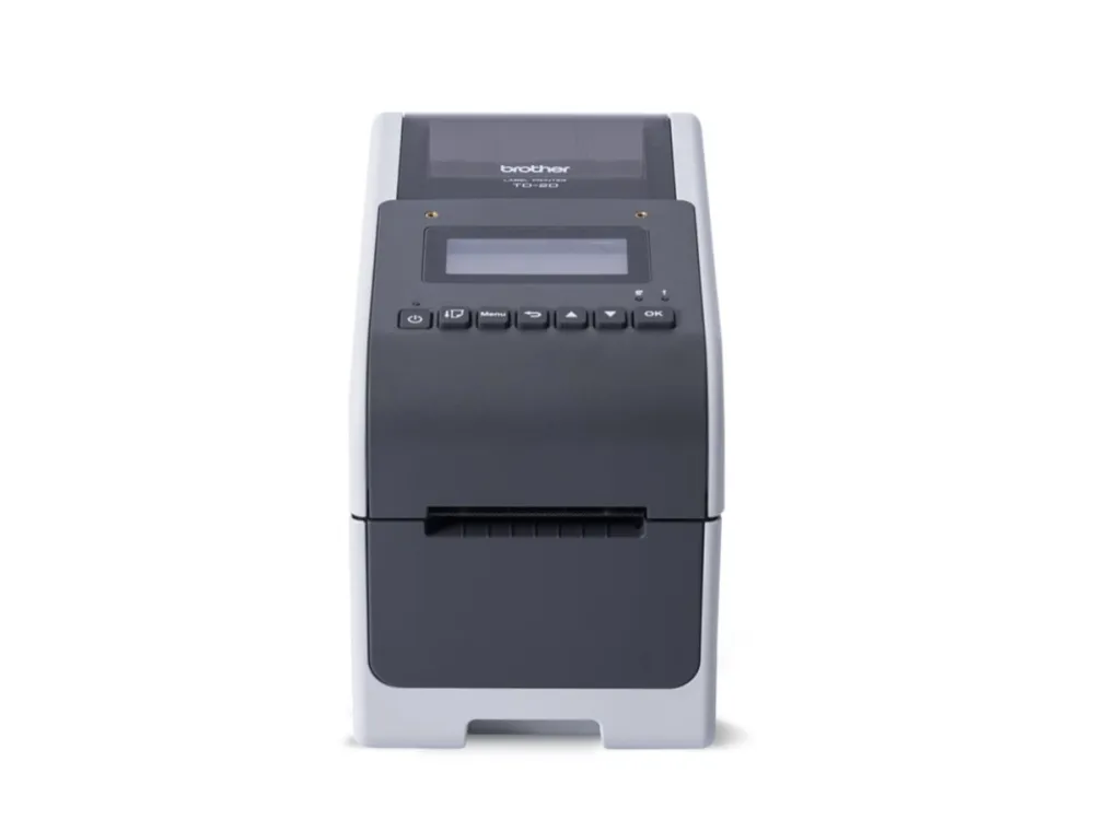 Brother TD-2350D203 - Mærkat/kvitteringsprinter - S/H - direkte termisk - Rulle (6,3 cm) - 203 dpi - op til 152.4 mm/sek. - Wi-Fi(n), Bluetooth 5.2, LAN, USB 2.0, USB vært