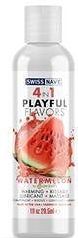 Swiss Navy - 4 in 1 Playful Flavors - Likbaar en Verwarmend Glijmiddel en Massage - Watermeloen 30 ml