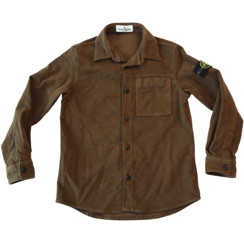 Køb Stone Island Military Green Skjorte