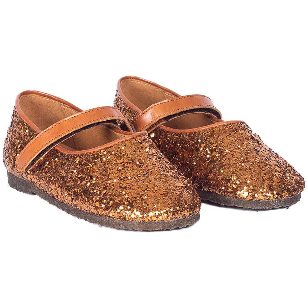 Køb Angulus Bronze Glitter/Cognac Ballerina I Funklende Glitter