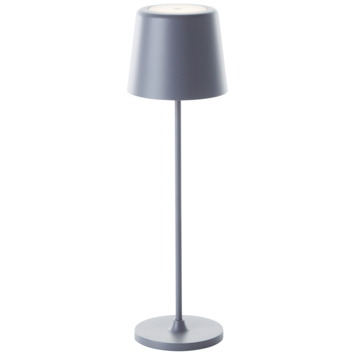 Tafellamp Kaami draagbaar LED 2W voor buiten met USB oplaadbare accu, antraciet