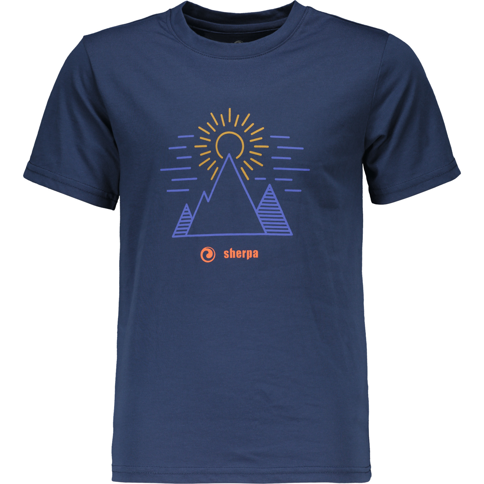 Sherpa Kinder-T-Shirt Yongzin blau