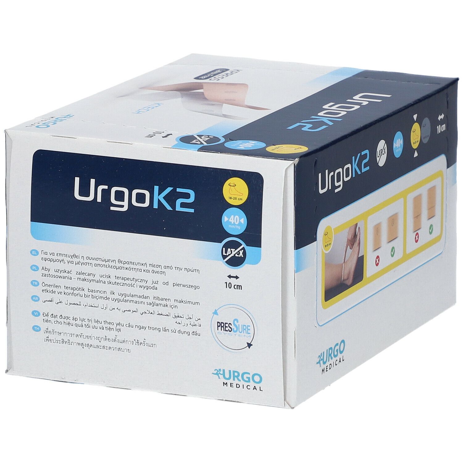 UrgoK2 Latex Free 7,15 m x 10 cm