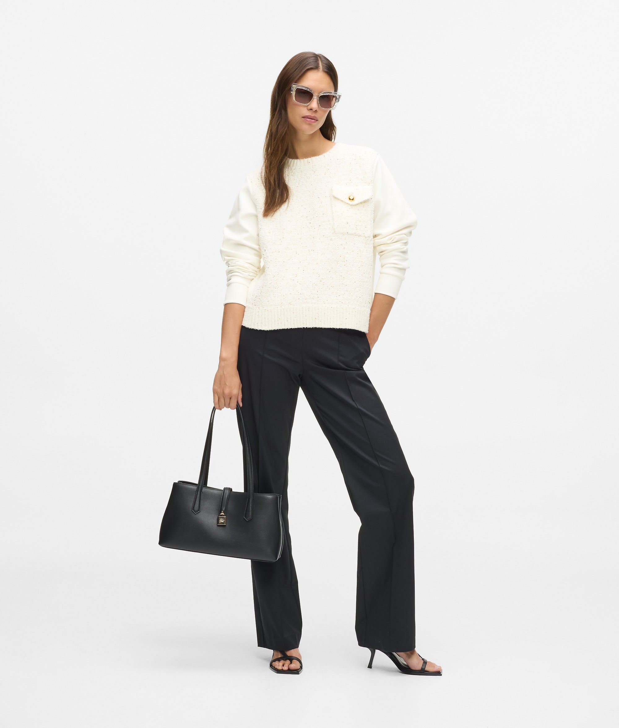 Bouclé-sweatshirt