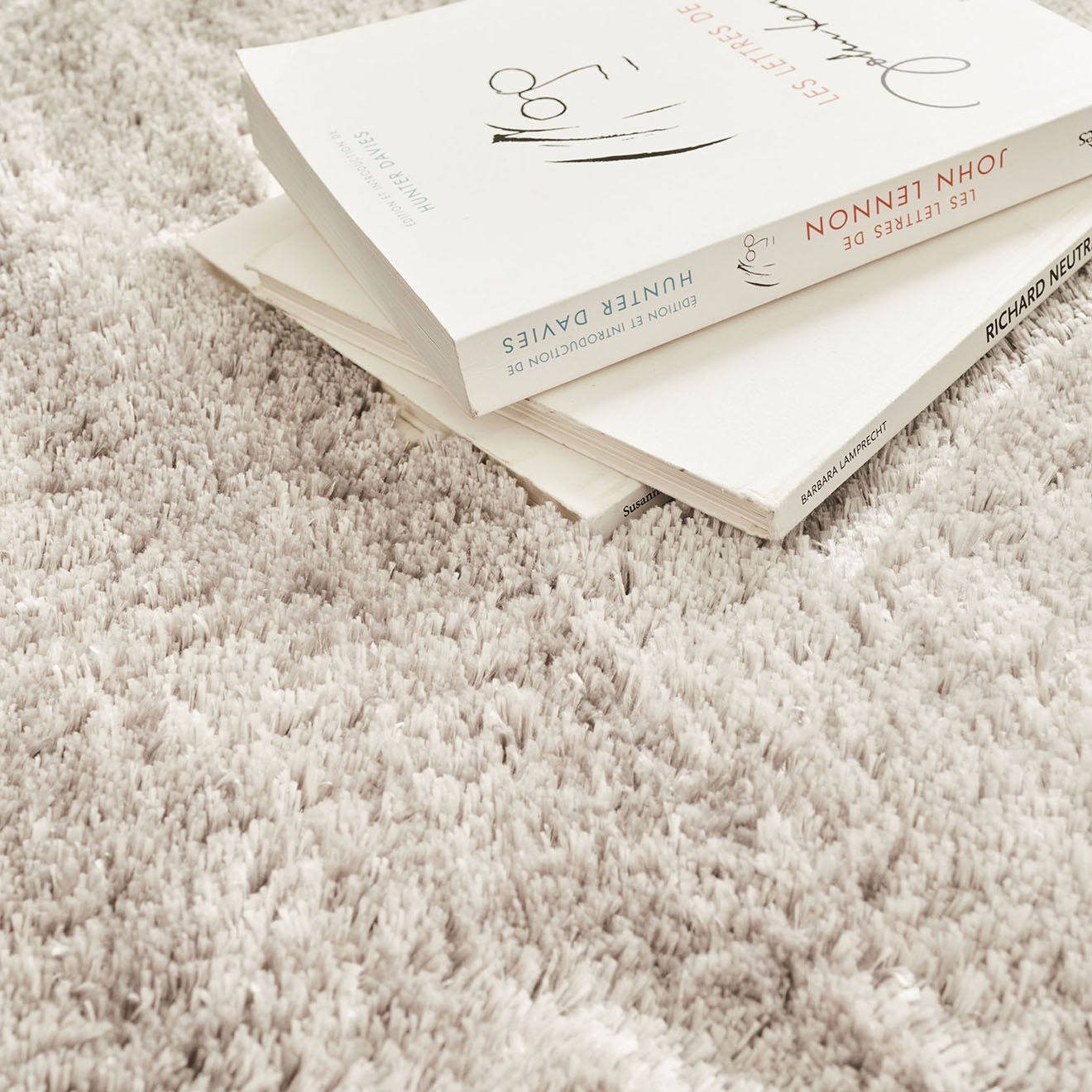 Nazar Rugs Tapis shaggy doux Oslo 902 gris - 160x230 cm