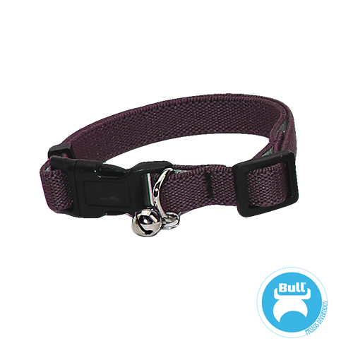 Coleira elástica para gatos Bull (marrom liso)