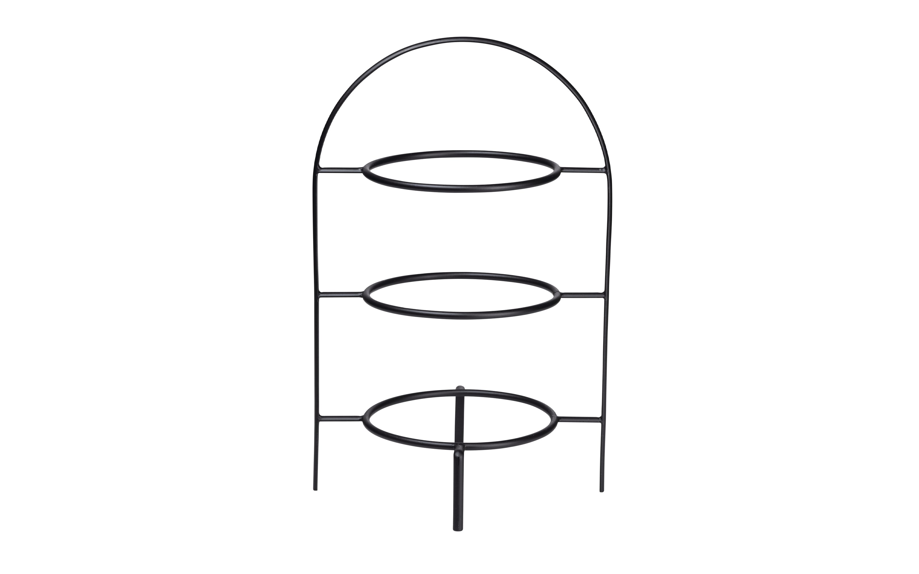 Etagere ligne noire, 3-stufig, 37 cm
