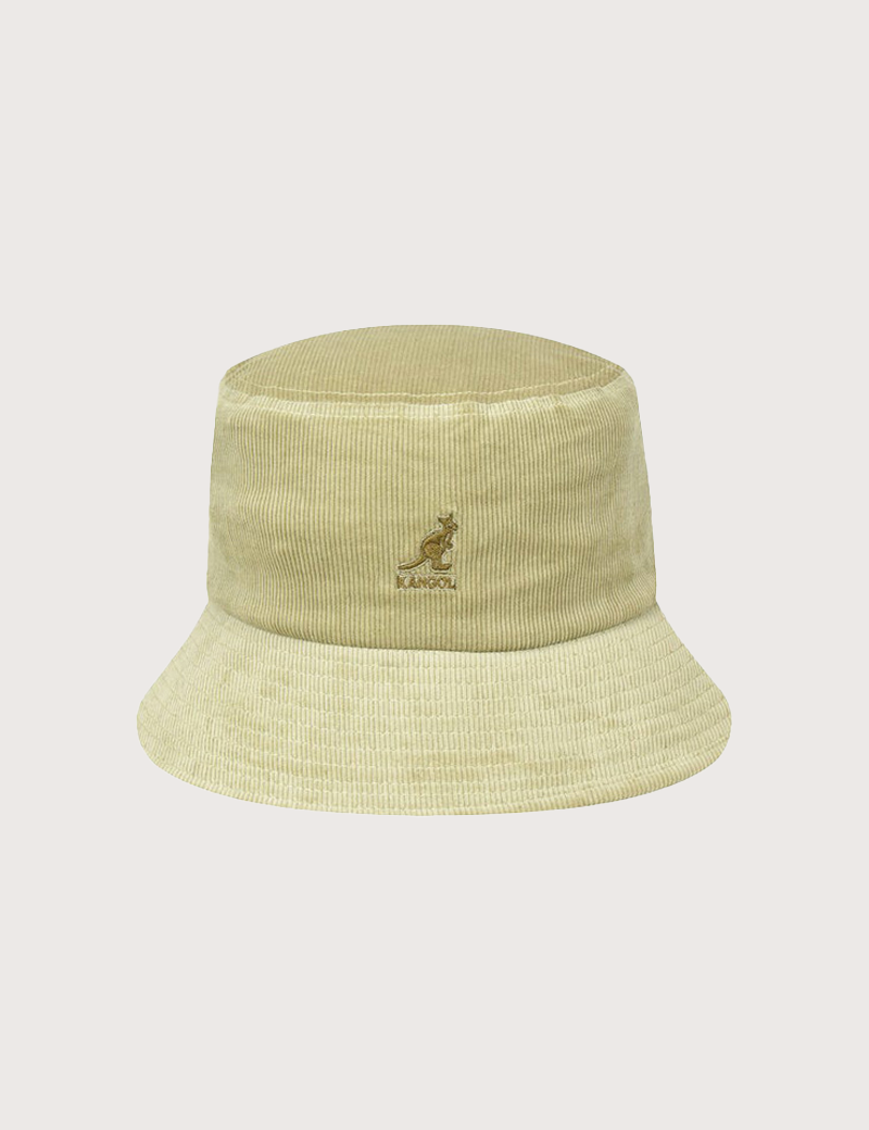 KANGOL BOB SEAU À CORDES  VELOURS BEIGE