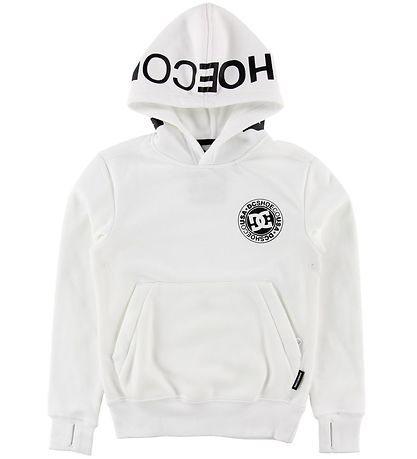 DC Kapuzenpullover - Snowstar - Weiß m. Logo