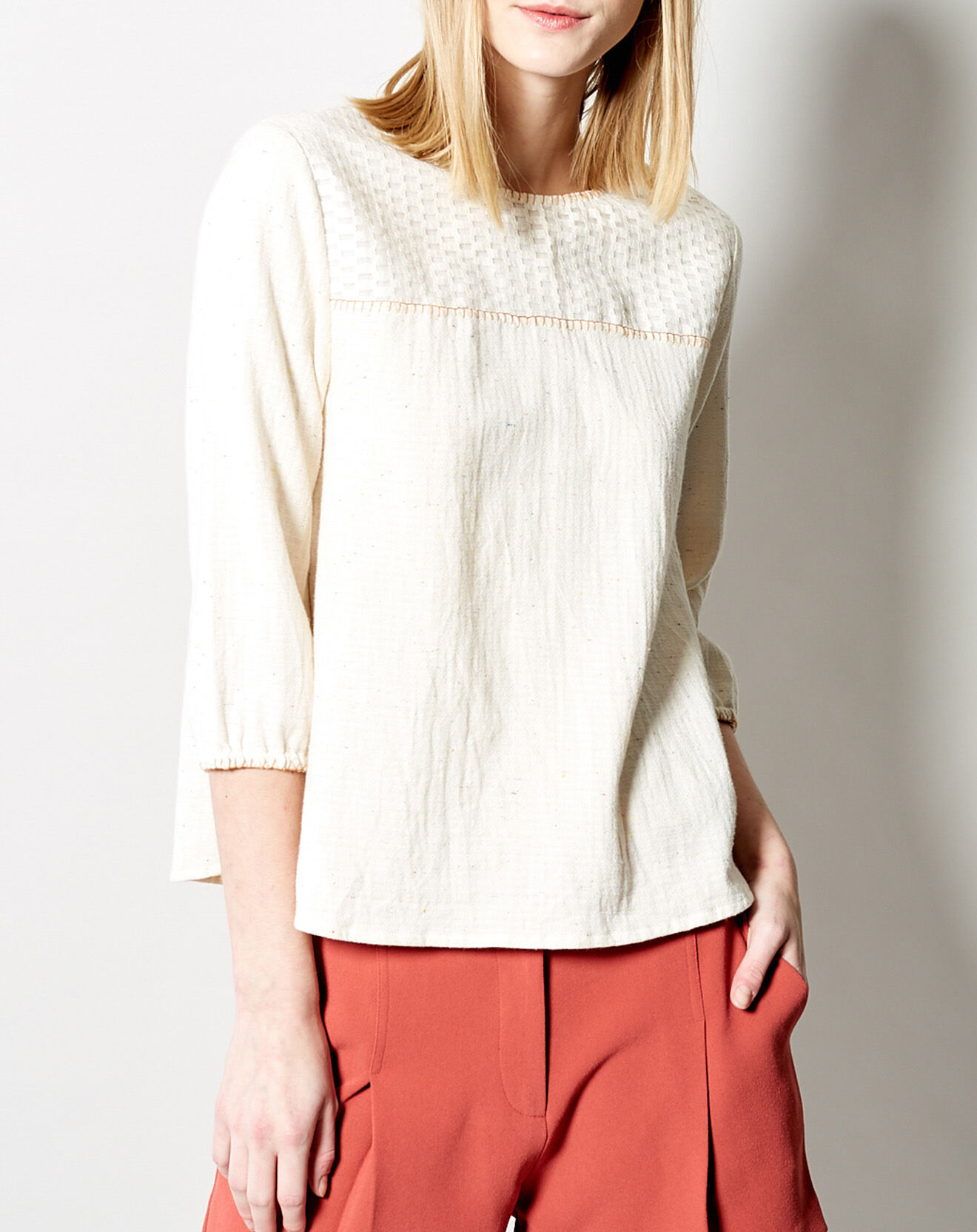 Karl Marc John Top Talapiz en Coton crème