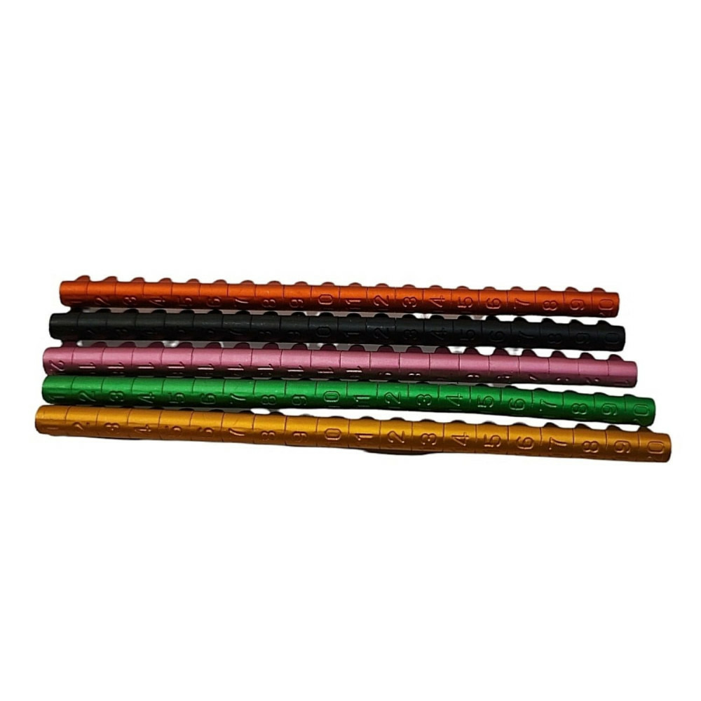 100 bagues en métal ø 4mm pour perruches, différentes couleurs