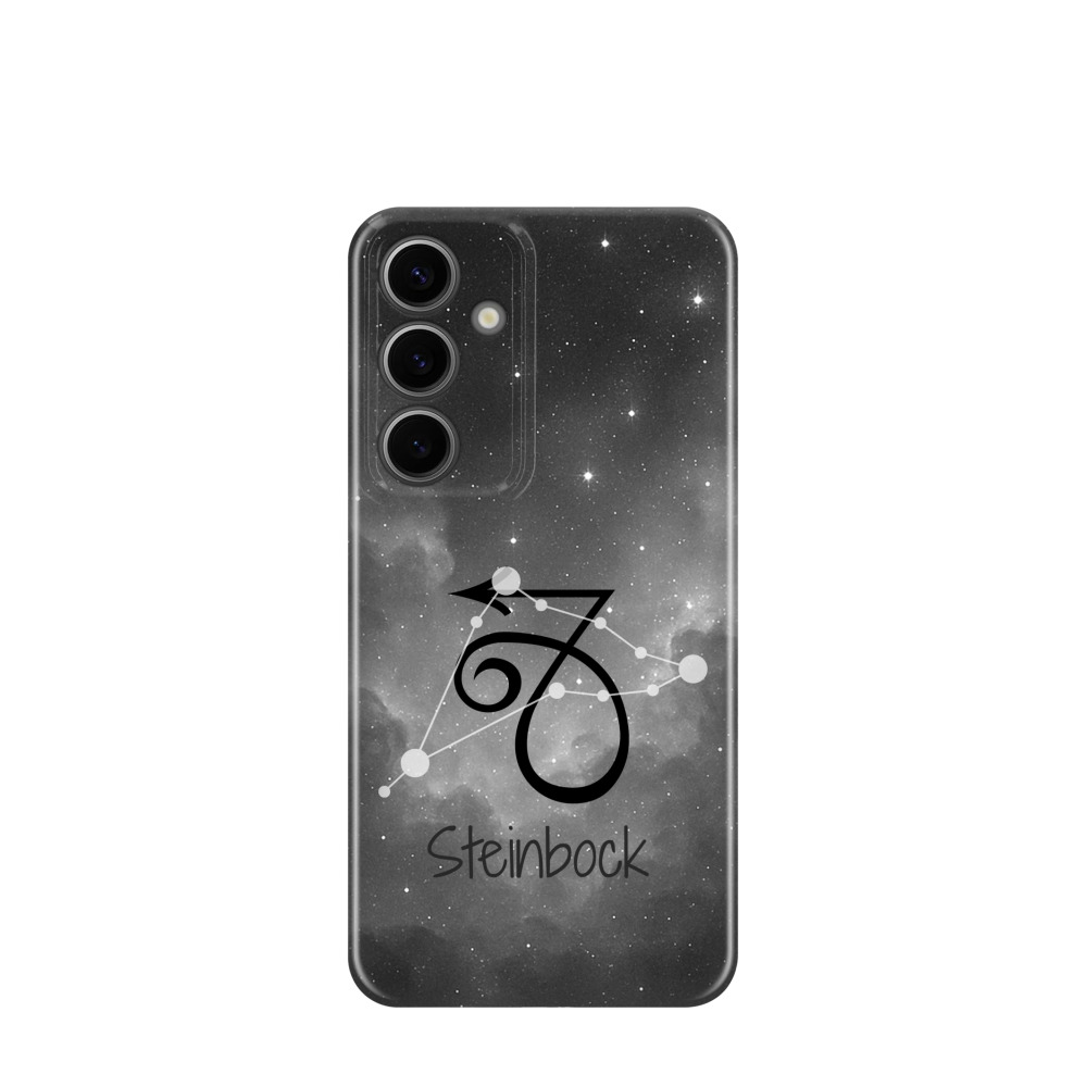 Samsung Galaxy S24 Plus Kunststoff Hülle Steinbock 4 - Grau