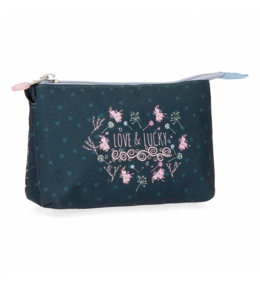 Carteira Enso Love and Lucky - 14x10x3,5cm - Azul Marinho