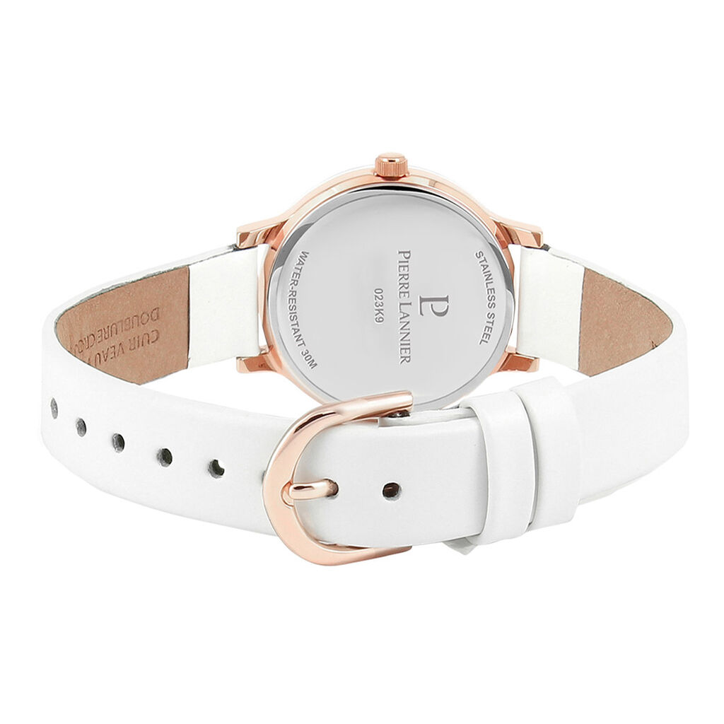 Montre Pierre Lannier Week End Ligne Pure Blanc