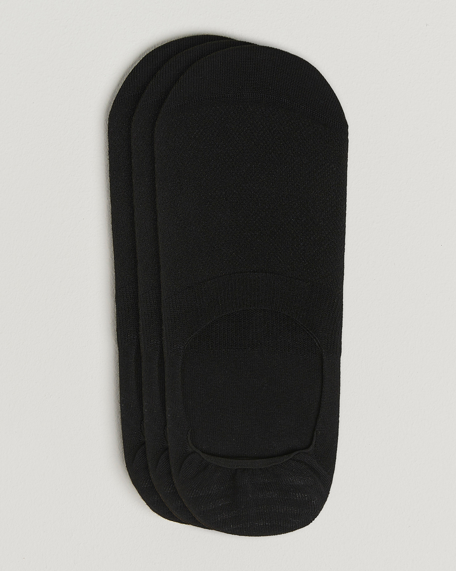 BOSS BLACK 3-Pack Invisible Socks Black