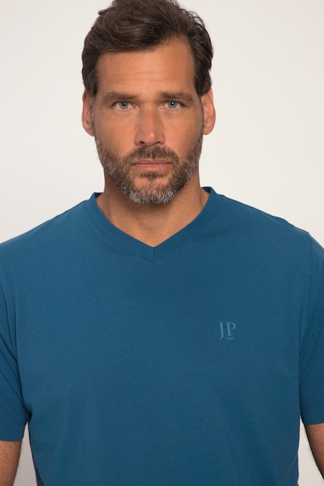 T-Shirts, Basic, 2er-Pack, V-Ausschnitt, Halbarm, bis 8 XL