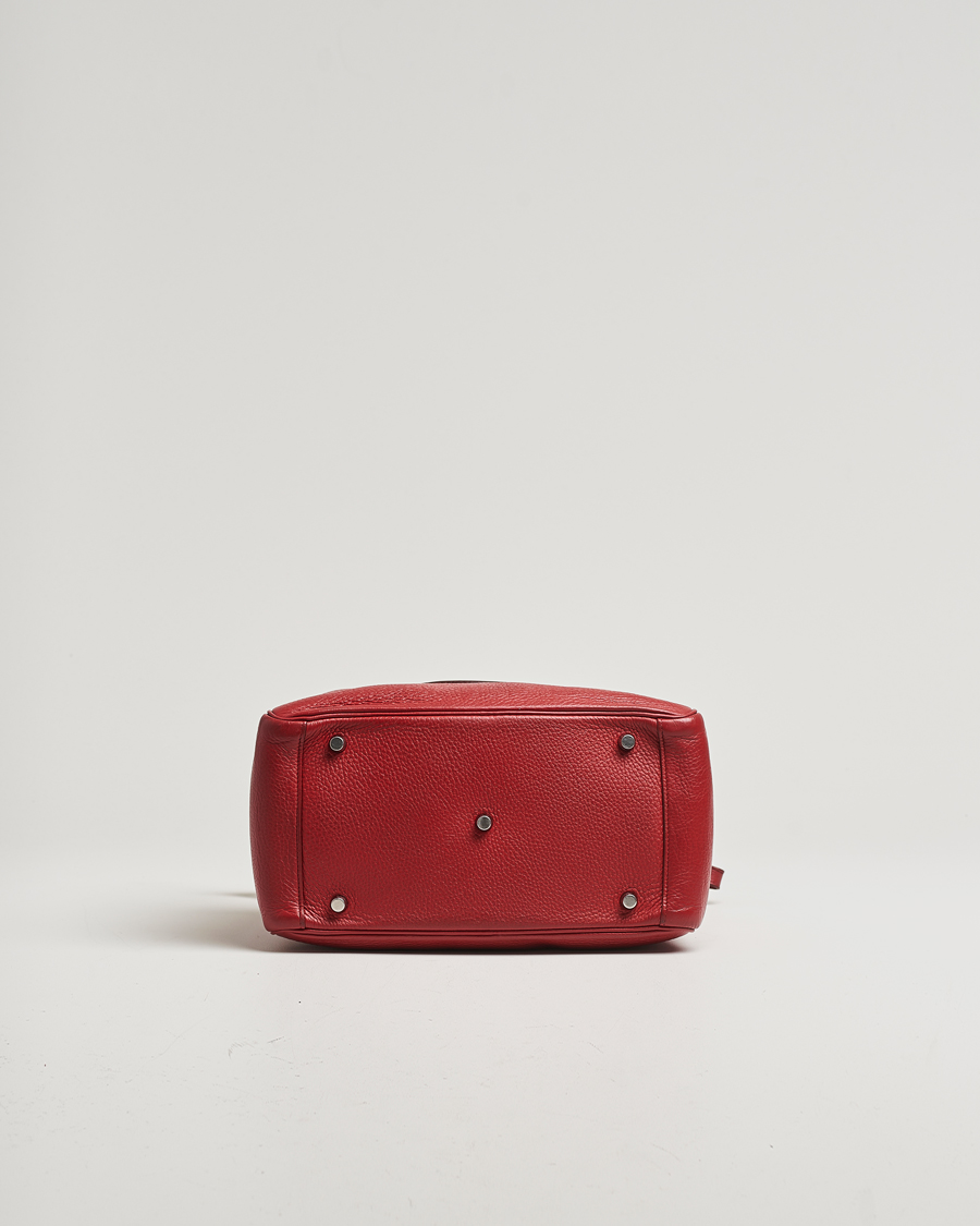Hermès Pre-Owned Lindy 30 Bag Taurillon Clemence Leather Red