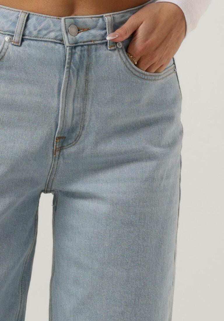 SELECTED FEMME lichtblauwe selected femme wide jeans slfalice-n hw wide lon sky blue jeat
